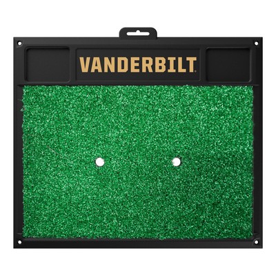 Fan Mats  LLC Vanderbilt Commodores Golf Hitting Mat Black