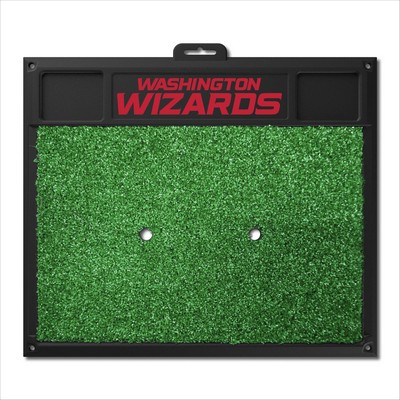 Fan Mats  LLC Washington Wizards Golf Hitting Mat Red