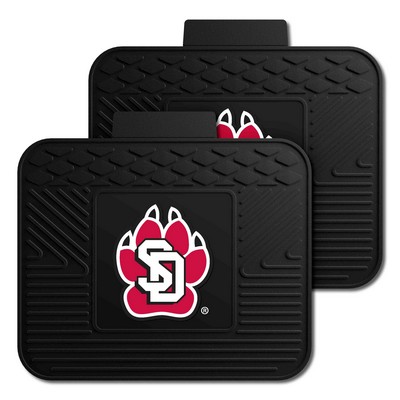 Fan Mats  LLC South Dakota Coyotes 2 Utility Mats Black