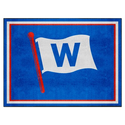 Fan Mats  LLC Chicago Cubs 8x10 Rug Blue