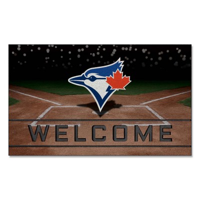 Fan Mats  LLC Toronto Blue Jays Crumb Rubber Door Mat Blue