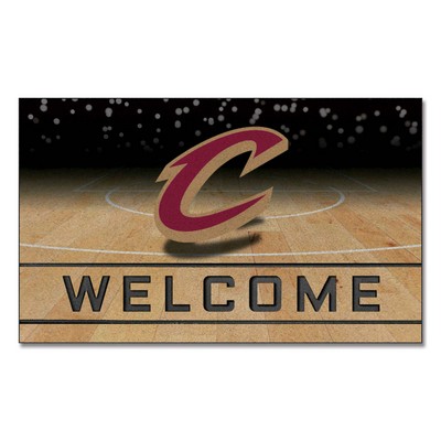 Fan Mats  LLC Cleveland Cavaliers Crumb Rubber Door Mat Wine