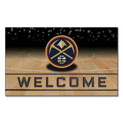 Fan Mats  LLC Denver Nuggets Crumb Rubber Door Mat Navy