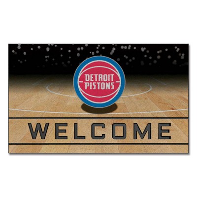 Fan Mats  LLC Detroit Pistons Crumb Rubber Door Mat Royal