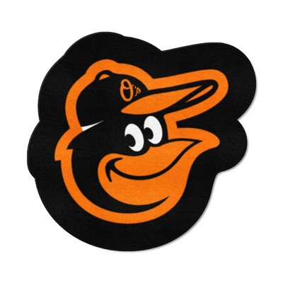 Fan Mats  LLC Baltimore Orioles Mascot Mat Black