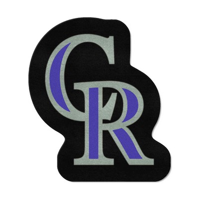 Fan Mats  LLC Colorado Rockies Mascot Mat Purple