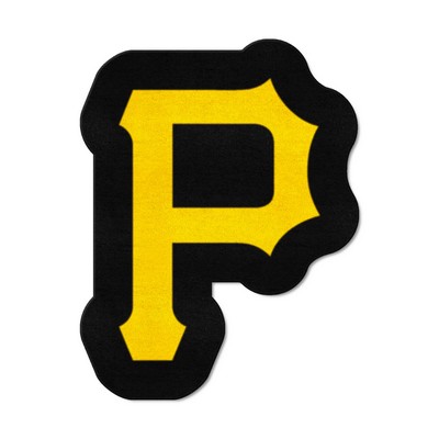 Fan Mats  LLC Pittsburgh Pirates Mascot Mat Black