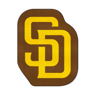 Fan Mats  LLC San Diego Padres Mascot Mat Brown