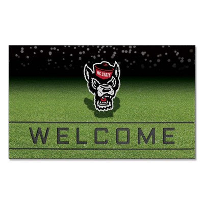 Fan Mats  LLC NC State Wolfpack Crumb Rubber Door Mat Red