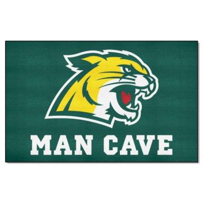 Fan Mats  LLC Northern Michigan Wildcats Ulti-Mat Man Cave Green