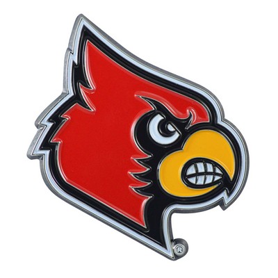 Fan Mats  LLC Louisville Cardinals Color Emblem Red