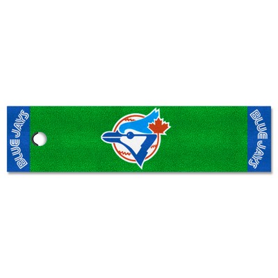 Fan Mats  LLC Toronto Blue Jays Putting Green Mat Retro Green