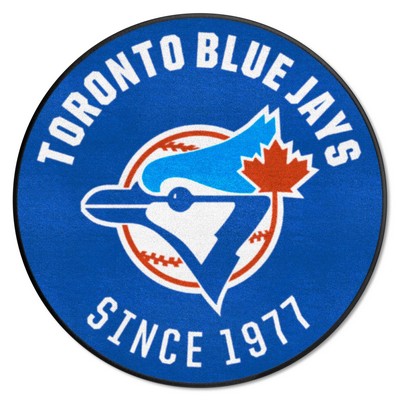 Fan Mats  LLC Toronto Blue Jays Roundel Mat Retro Blue