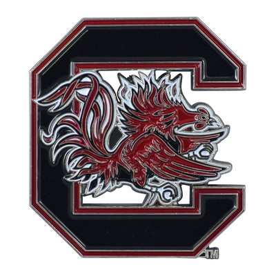 Fan Mats  LLC South Carolina Gamecocks Color Emblem Black