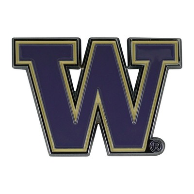 Fan Mats  LLC Washington Huskies Color Emblem Purple