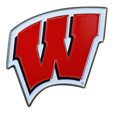 Fan Mats  LLC Wisconsin Badgers Color Emblem Red