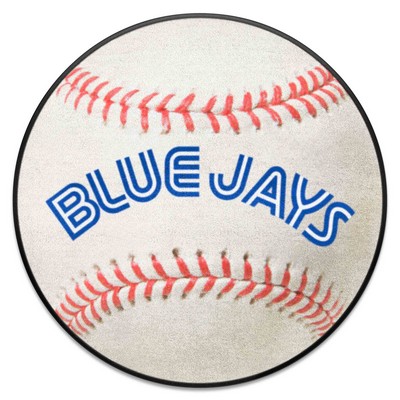 Fan Mats  LLC Toronto Blue Jays Baseball Mat Retro White