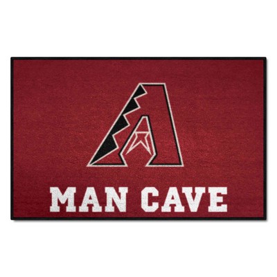 Fan Mats  LLC Arizona Diamondbacks Starter Mat Man Cave Black