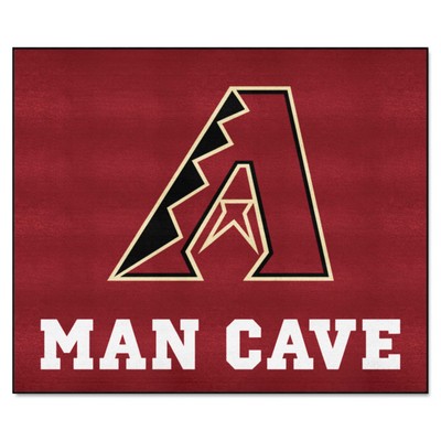 Fan Mats  LLC Arizona Diamondbacks Tailgater Mat Man Cave Black