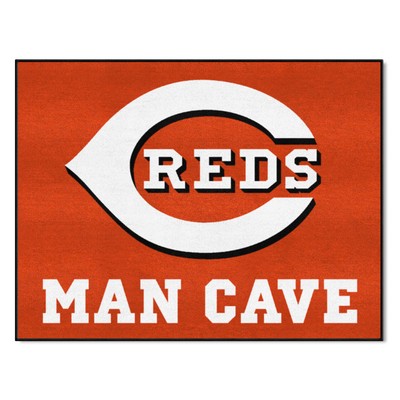 Fan Mats  LLC Cincinnati Reds All-Star Mat Man Cave Red