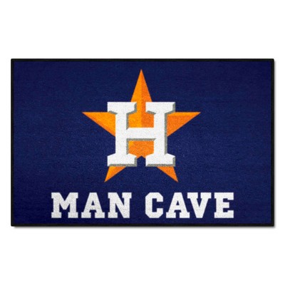 Fan Mats  LLC Houston Astros Starter Mat Man Cave Navy