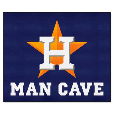 Fan Mats  LLC Houston Astros Tailgater Mat Man Cave Navy