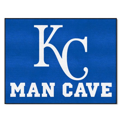 Fan Mats  LLC Kansas City Royals All-Star Mat Man Cave Blue