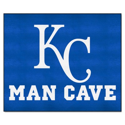 Fan Mats  LLC Kansas City Royals Tailgater Mat Man Cave Blue