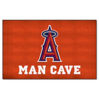 Fan Mats  LLC Los Angeles Angels Ulti-Mat Man Cave Red