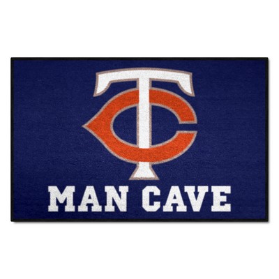 Fan Mats  LLC Minnesota Twins Starter Mat Man Cave Navy