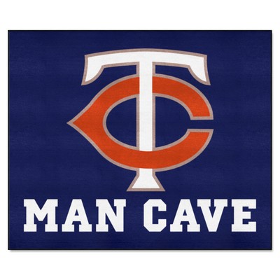 Fan Mats  LLC Minnesota Twins Tailgater Mat Man Cave Navy