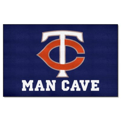 Fan Mats  LLC Minnesota Twins Ulti-Mat Man Cave Navy