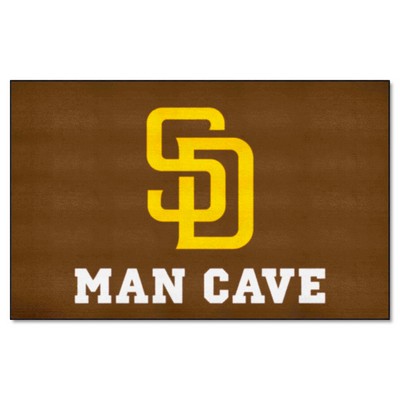 Fan Mats  LLC San Diego Padres Ulti-Mat Man Cave Brown