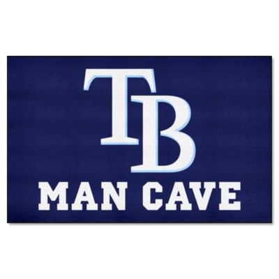 Fan Mats  LLC Tampa Bay Rays Ulti-Mat Man Cave Navy