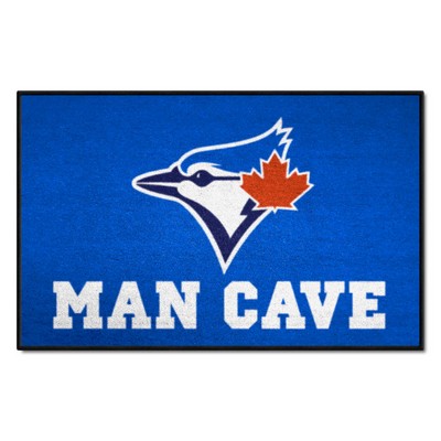 Fan Mats  LLC Toronto Blue Jays Starter Mat Man Cave Blue