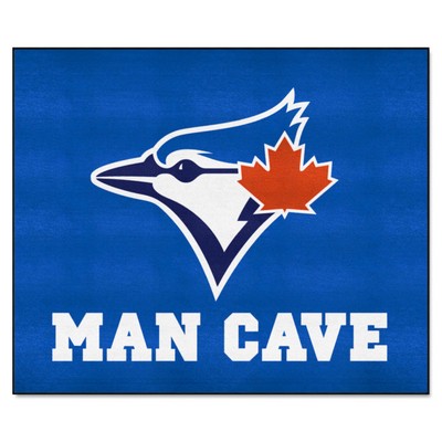 Fan Mats  LLC Toronto Blue Jays Tailgater Mat Man Cave Blue