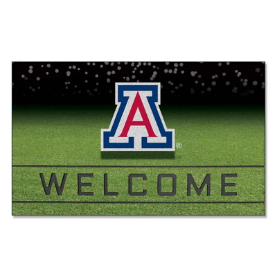 Fan Mats  LLC Arizona Wildcats Crumb Rubber Door Mat Red