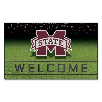 Fan Mats  LLC Mississippi State Bulldogs Crumb Rubber Door Mat Maroon