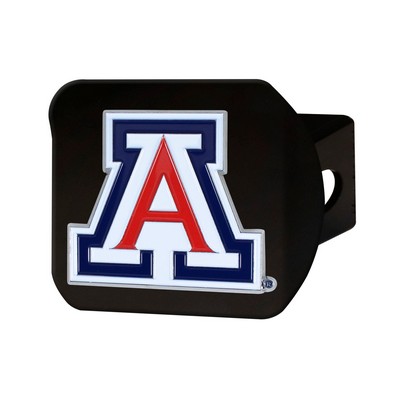 Fan Mats  LLC Arizona Wildcats Color Hitch Cover Black Red