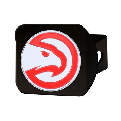 Fan Mats  LLC Atlanta Hawks Color Hitch Cover Black Red