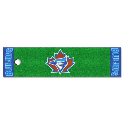 Fan Mats  LLC Toronto Blue Jays Putting Green Mat Retro Green