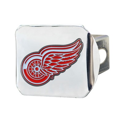 Fan Mats  LLC Detroit Red Wings Color Hitch Cover Chrome Chrome