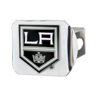 Fan Mats  LLC Los Angeles Kings Color Hitch Cover Chrome Chrome