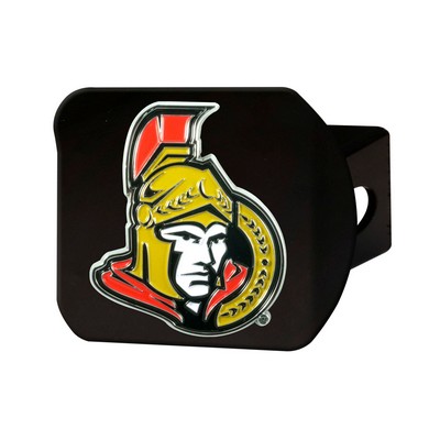 Fan Mats  LLC Ottawa Senators Color Hitch Cover Black Black