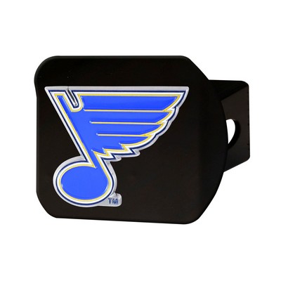 Fan Mats  LLC St. Louis Blues Color Hitch Cover Black Royal