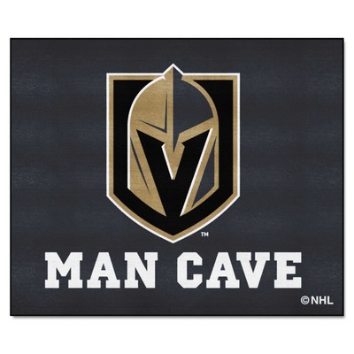 Fan Mats  LLC Vegas Golden Knights Tailgater Mat Man Cave Gray