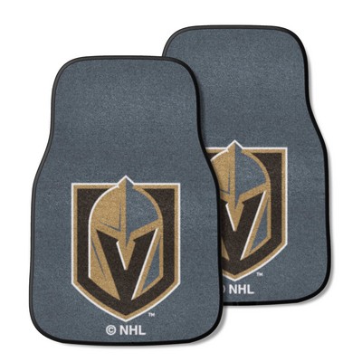 Fan Mats  LLC Vegas Golden Knights 2-pc Carpet Car Mat Set Gray