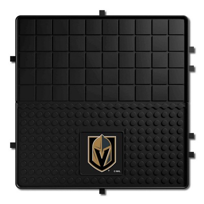 Fan Mats  LLC Vegas Golden Knights Heavy Duty Vinyl Cargo Mat Black