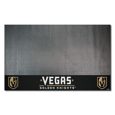 Fan Mats  LLC Vegas Golden Knights Grill Mat Black