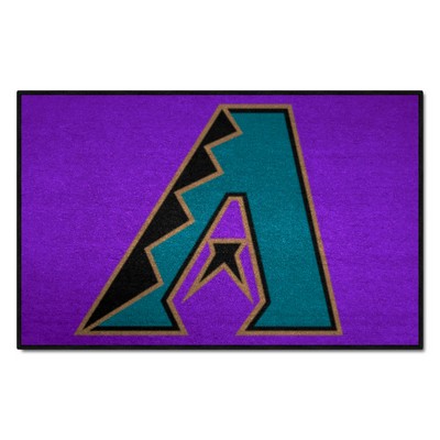 Fan Mats  LLC Arizona Diamondbacks Starter Mat Retro Purple